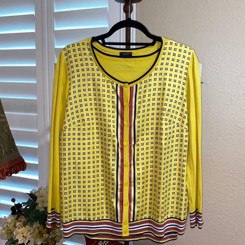 Talbots Cardigan & Shell